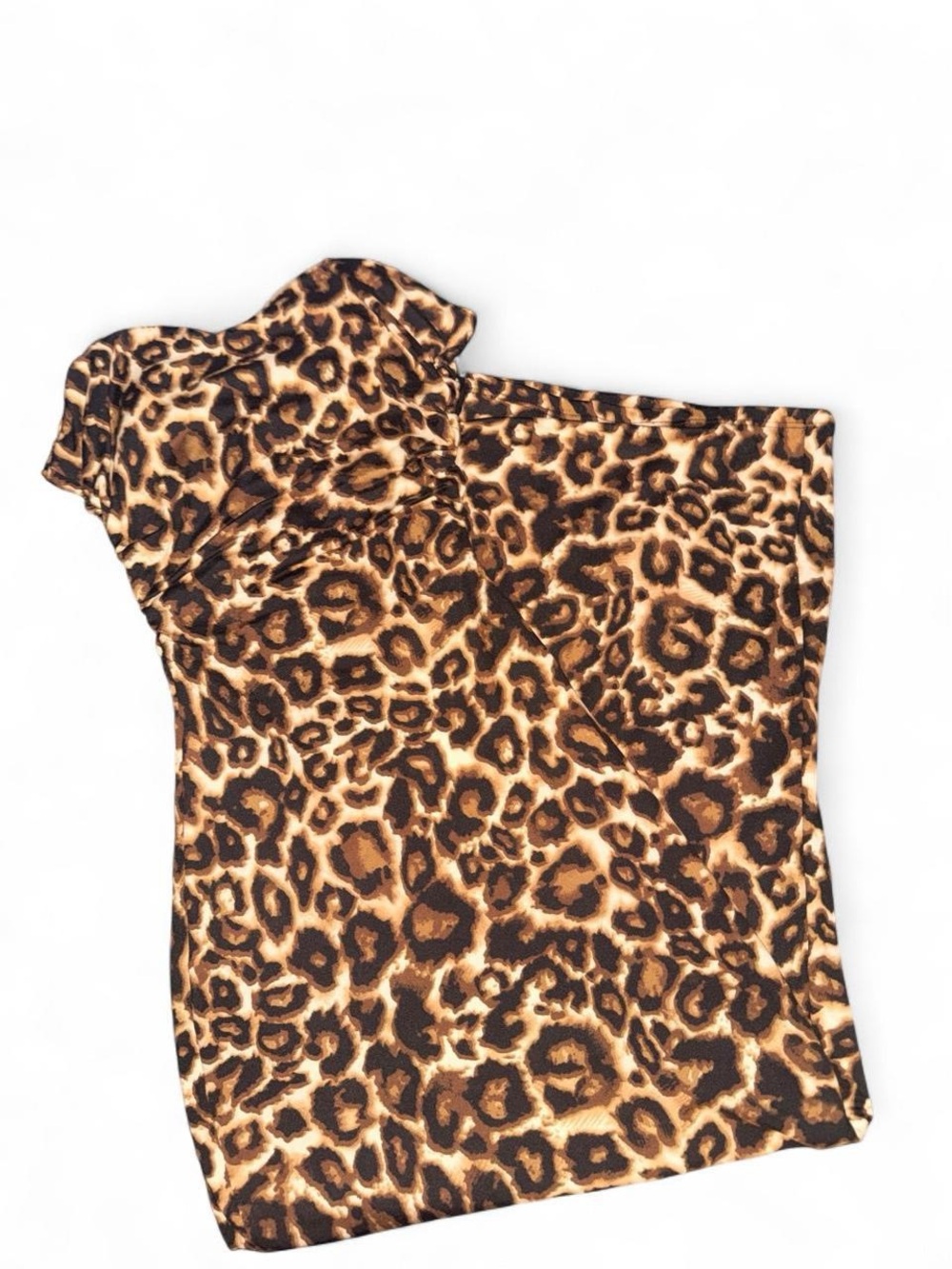 & Other Stories Leopard Print One-Shoulder Camisole - Brown/Tan